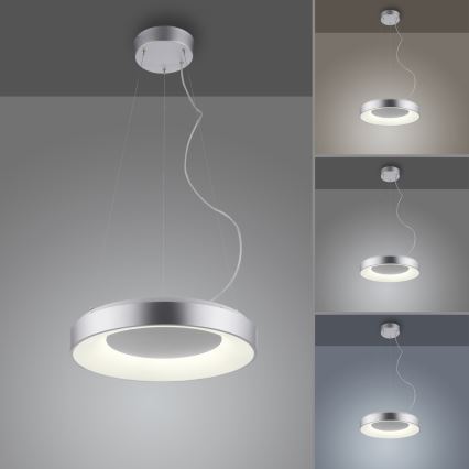 JUST LIGHT. 17075-21 - LED Aptumšojama lustra ar auklu KETO ANIKA LED/26,5W/230V 2700-5000K + tālvadības pults