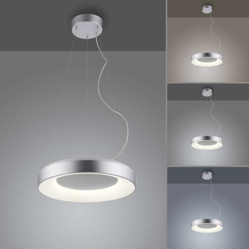JUST LIGHT. 17075-21 - LED Aptumšojama lustra ar auklu KETO ANIKA LED/26,5W/230V 2700-5000K + tālvadības pults