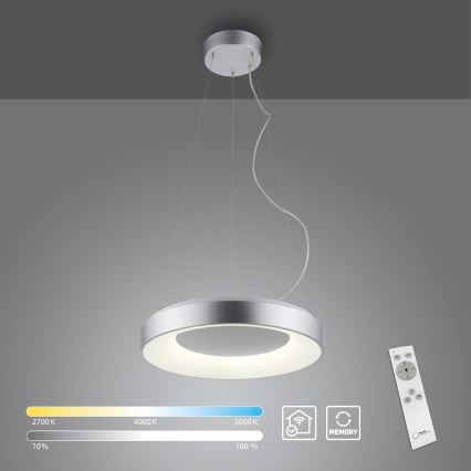 JUST LIGHT. 17075-21 - LED Aptumšojama lustra ar auklu KETO ANIKA LED/26,5W/230V 2700-5000K + tālvadības pults