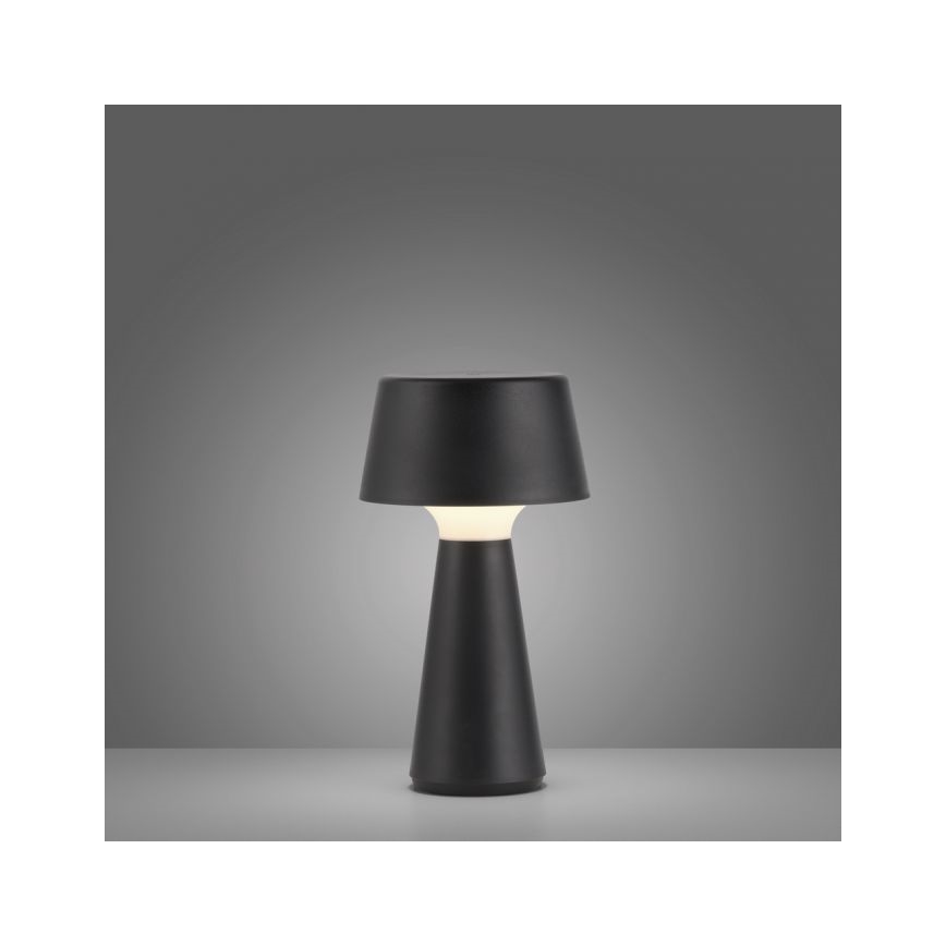 JUST LIGHT. 19260-18 - LED Aptumšojama skārienvadāma āra lampa ABERA LED/3W/3,7V 2000 mAh USB IP54 melna