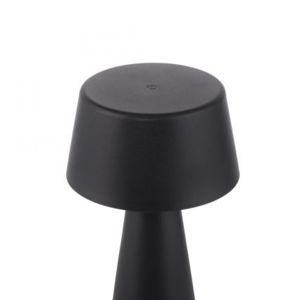 JUST LIGHT. 19260-18 - LED Aptumšojama skārienvadāma āra lampa ABERA LED/3W/3,7V 2000 mAh USB IP54 melna