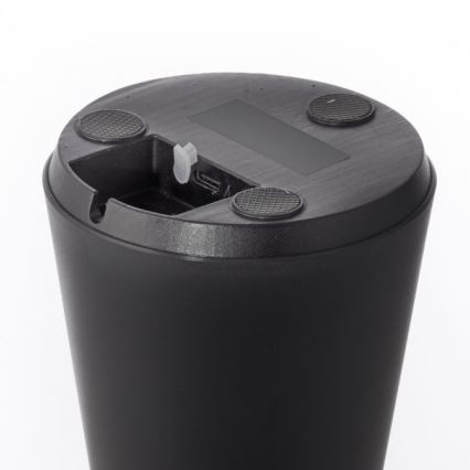 JUST LIGHT. 19260-18 - LED Aptumšojama skārienvadāma āra lampa ABERA LED/3W/3,7V 2000 mAh USB IP54 melna