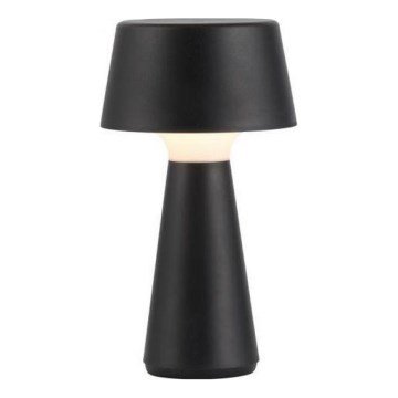 JUST LIGHT. 19260-18 - LED Aptumšojama skārienvadāma āra lampa ABERA LED/3W/3,7V 2000 mAh USB IP54 melna