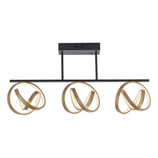 JUST LIGHT. 6245-18 - LED Aptumšojama virsapmetuma lustra LOOP 3xLED/11W/230V 2700-5000K + tālvadības pults