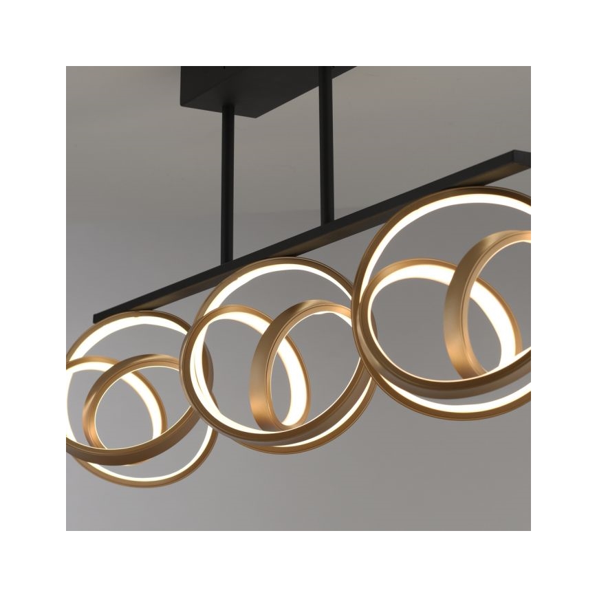 JUST LIGHT. 6245-18 - LED Aptumšojama virsapmetuma lustra LOOP 3xLED/11W/230V 2700-5000K + tālvadības pults