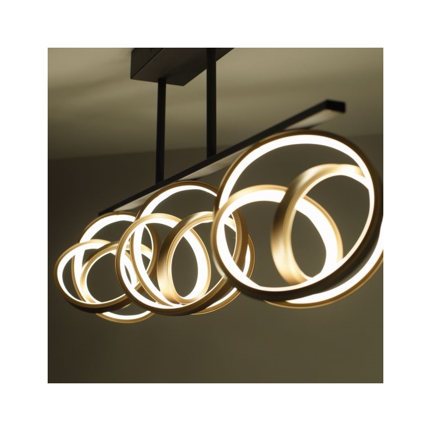 JUST LIGHT. 6245-18 - LED Aptumšojama virsapmetuma lustra LOOP 3xLED/11W/230V 2700-5000K + tālvadības pults