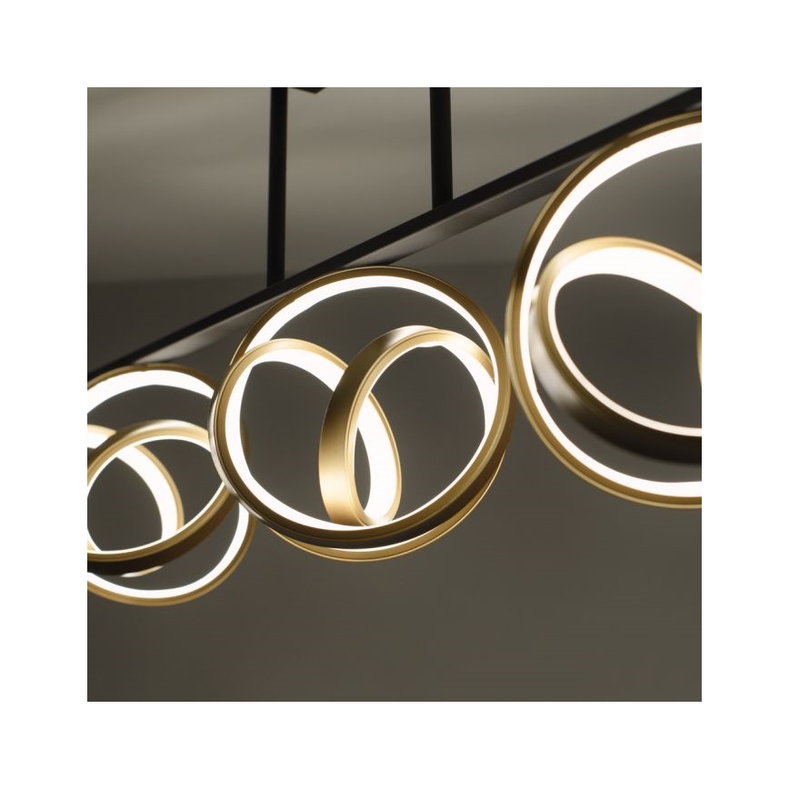 JUST LIGHT. 6245-18 - LED Aptumšojama virsapmetuma lustra LOOP 3xLED/11W/230V 2700-5000K + tālvadības pults