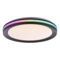JUST LIGHT. 7509018 - LED RGBW Aptumšojama griestu lampa GANGES LED/24W/230V 2700-5000K + tālvadības pults