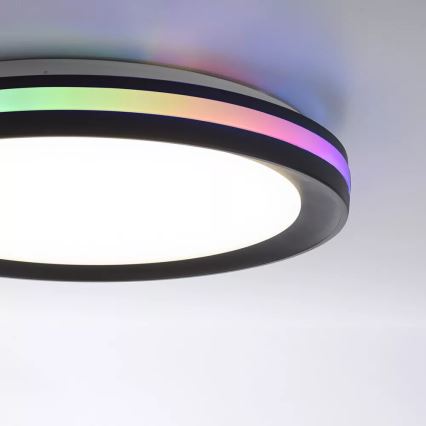 JUST LIGHT. 7509018 - LED RGBW Aptumšojama griestu lampa GANGES LED/24W/230V 2700-5000K + tālvadības pults
