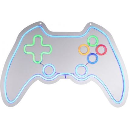 JUST LIGHT. 85022-70 - LED Neona sienas dekors NEON 1xLED/6,5W/5V gamer
