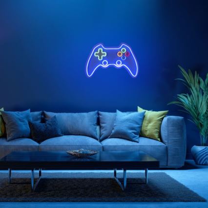 JUST LIGHT. 85022-70 - LED Neona sienas dekors NEON 1xLED/6,5W/5V gamer