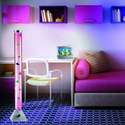 JUST LIGHT. 85106-55 - LED RGB Dekoratīva grīdas stāvlampa AVA 12xLED/0,06W/230V