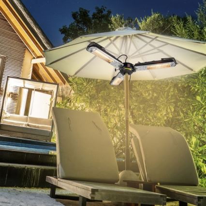 JUST LIGHT. 99513-18 - Āra sildierīce GLOW 3x650W/1300W/2000W/230V IP34