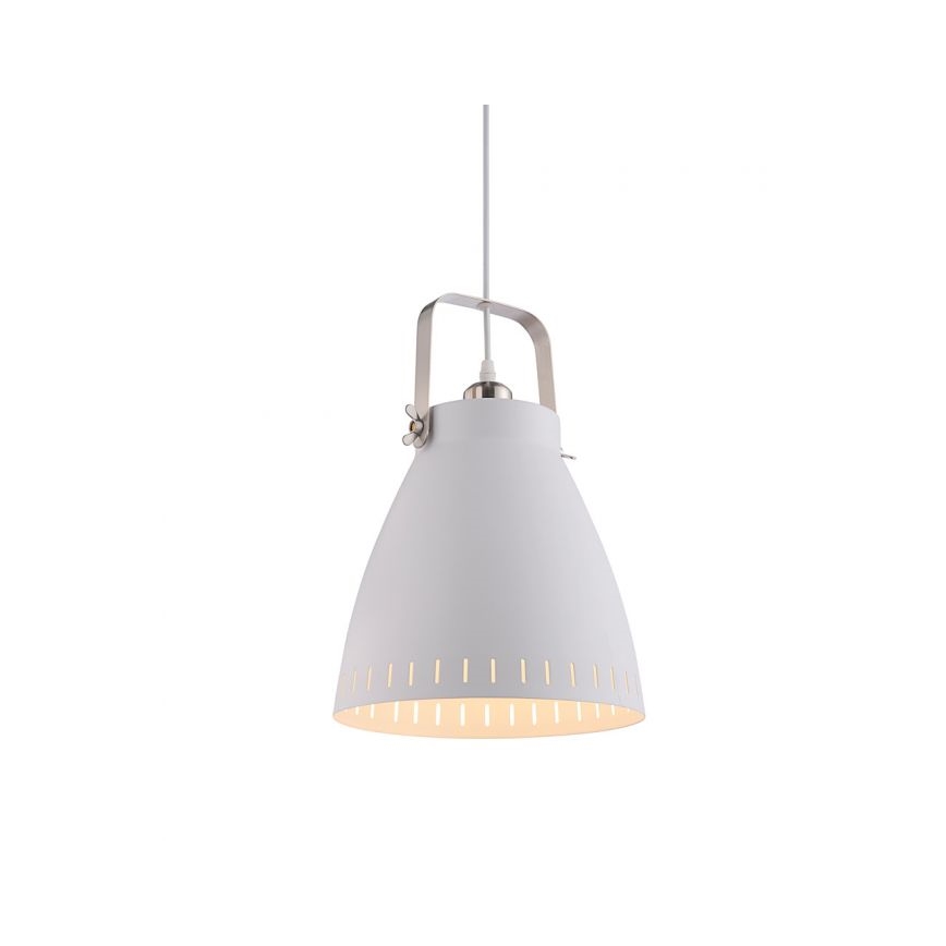 JUST LIGHT. L11160-16 - Lustra ar auklu EVA 1xE27/60W/230V d. 26,5 pelēka