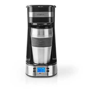 Kafijas automāts vienai krūzei 0,4 l ar taimeri un ceļojuma krūzi