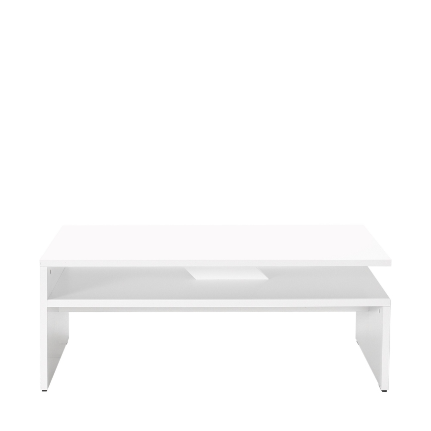 Kafijas galdiņš 42x110 cm balta
