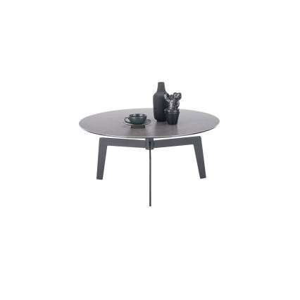 Kafijas galdiņš BALANCE Ø 80 cm pelēks/antracīts