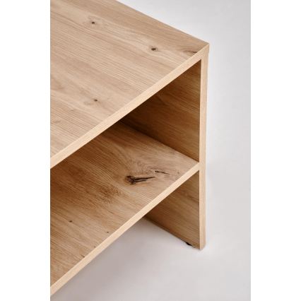 Kafijas galdiņš BELA 100x42 cm ozols artisan/antracīts