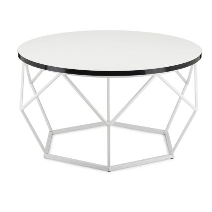 Kafijas galdiņš DIAMOND 40x70 cm melna/balta