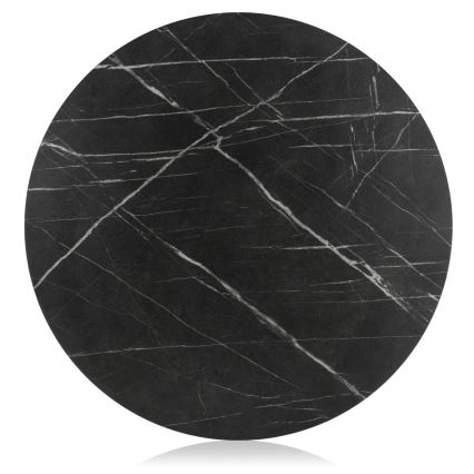Kafijas galdiņš DIAMOND 40x70 cm melna/zelta