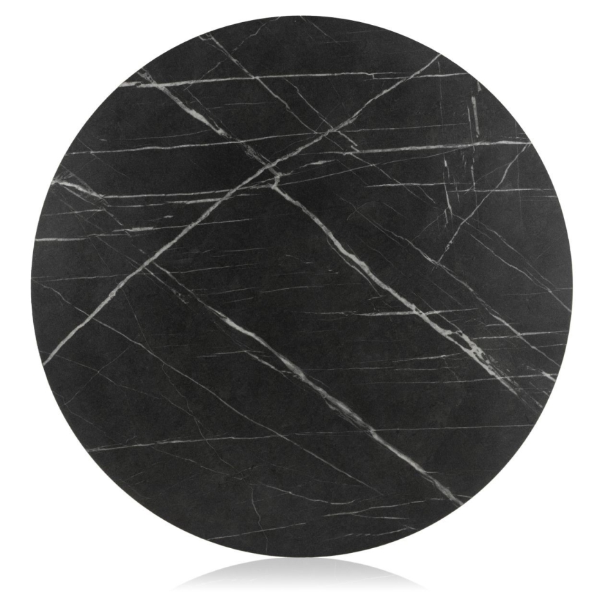 Kafijas galdiņš DIAMOND 40x70 cm melna/zelta