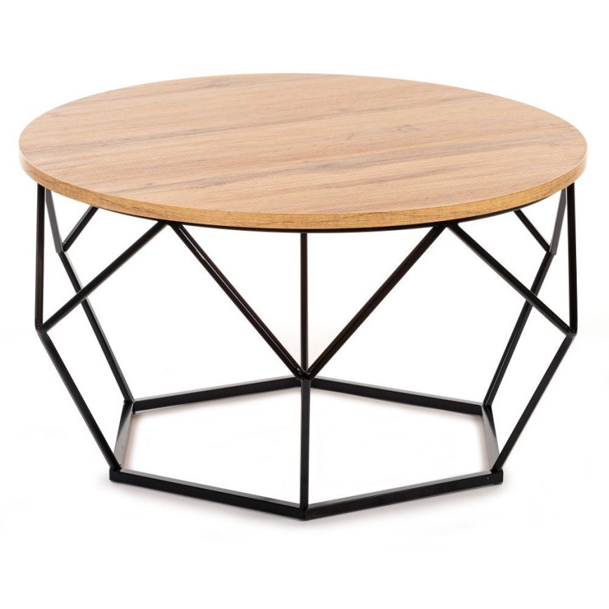 Kafijas galdiņš DIAMOND 40x70 cm melns/brūns