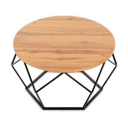 Kafijas galdiņš DIAMOND 40x70 cm melns/brūns