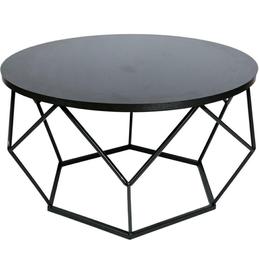 Kafijas galdiņš DIAMOND 40x70 cm melns