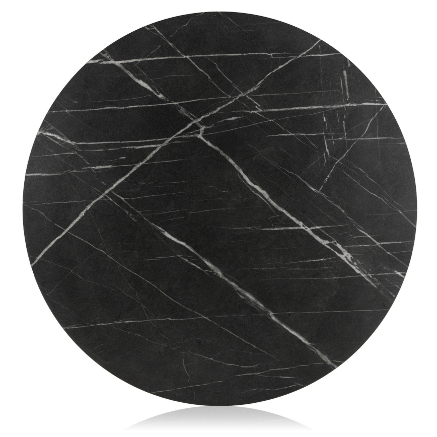 Kafijas galdiņš DIAMOND 40x70 cm zelta/melna/balta
