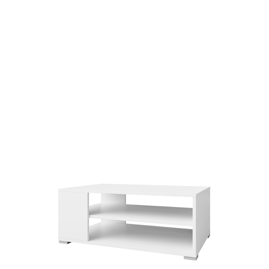 Kafijas galdiņš GIMREN 100x40 cm balts