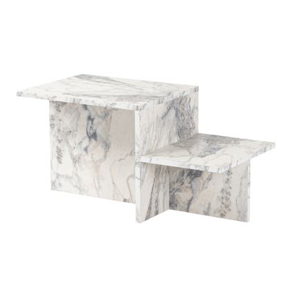 Kafijas galdiņš HARMONY 40x80 cm marmora dekors