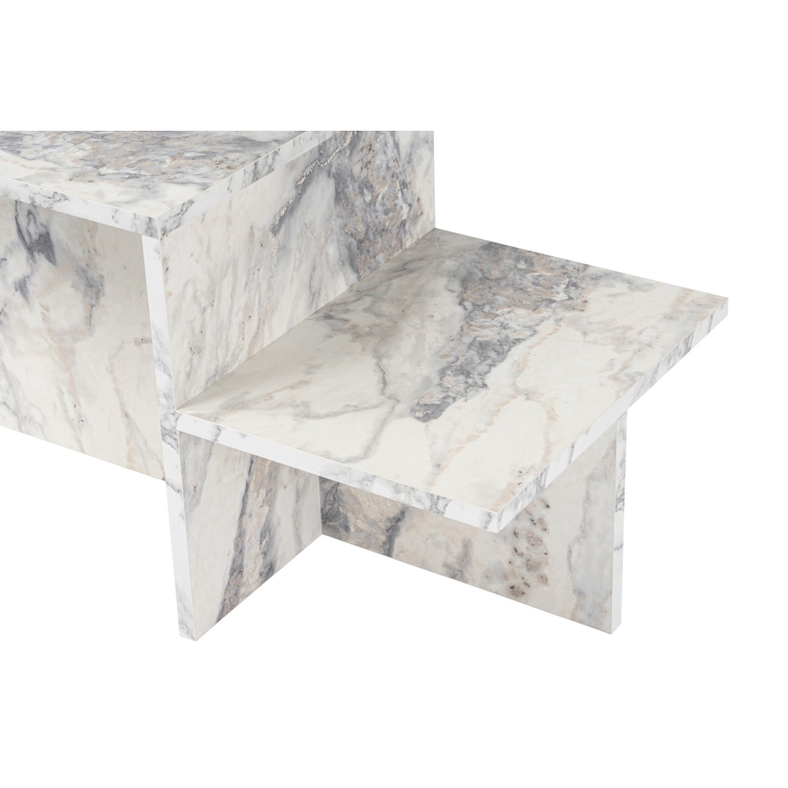 Kafijas galdiņš HARMONY 40x80 cm marmora dekors