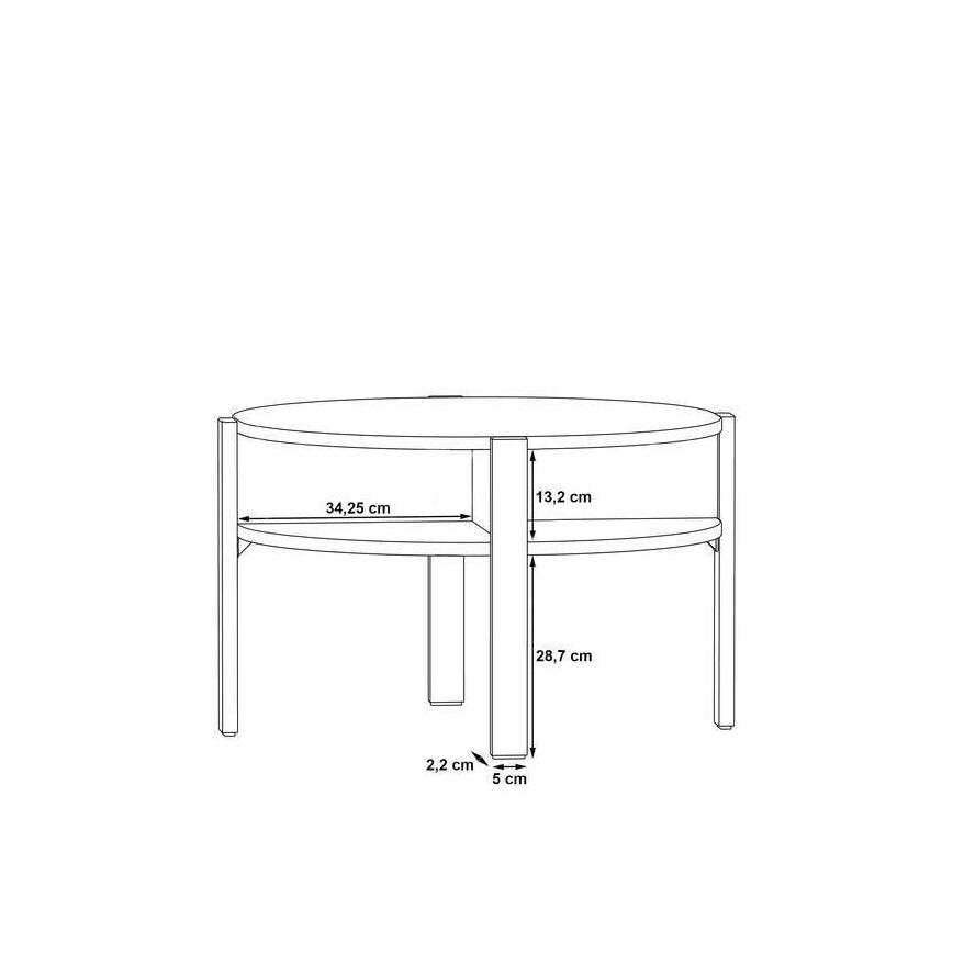 Kafijas galdiņš INAR brūns