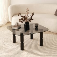 Kafijas galdiņš KEI 40x80 cm brūna/melna
