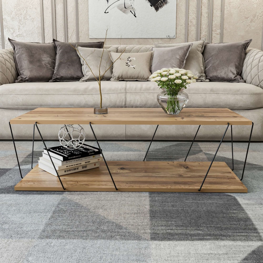 Kafijas galdiņš LOLA, priede