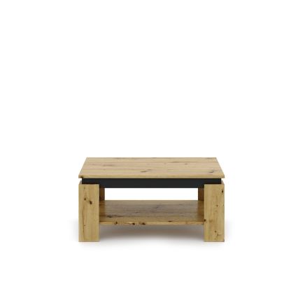 Kafijas galdiņš LUNO artisan ozols/melns