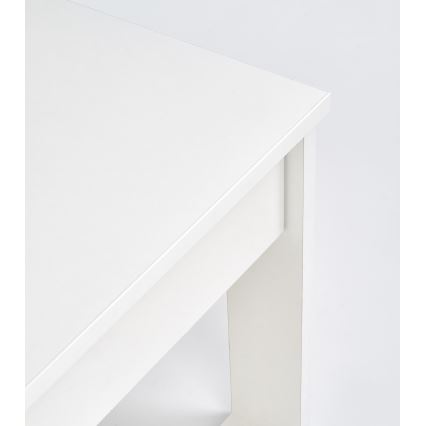Kafijas galdiņš ar atvilktnēm NEA 52x110 cm balta