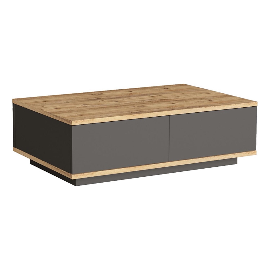 Kafijas galdiņš NEL priede/antracīts