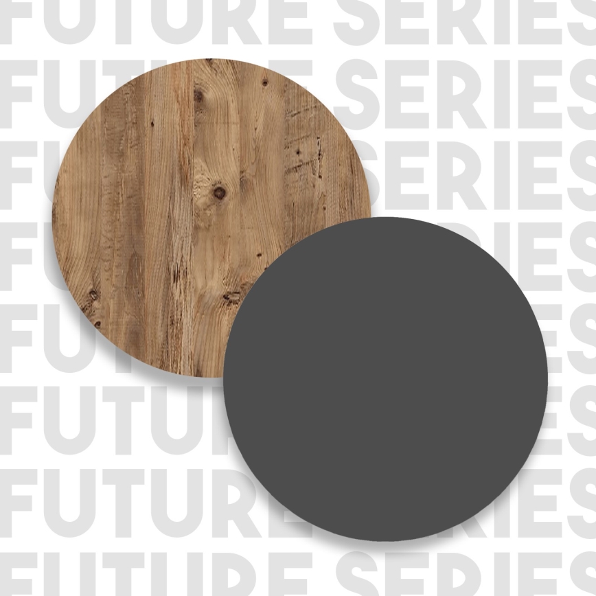 Kafijas galdiņš NEL priede/antracīts