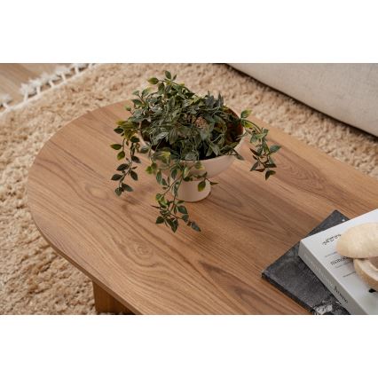 Kafijas galdiņš OVAL 60x120 cm brūna