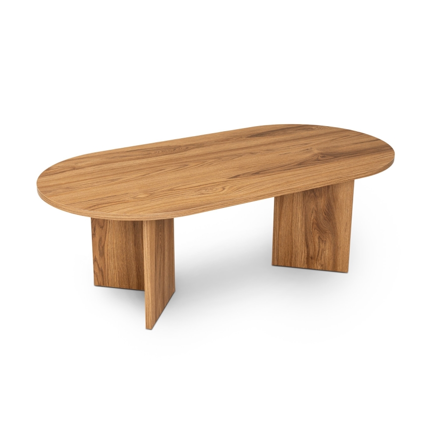 Kafijas galdiņš OVAL 60x120 cm brūna