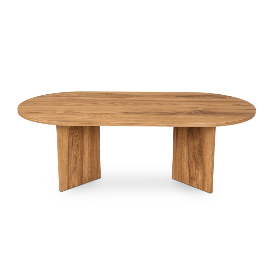 Kafijas galdiņš OVAL 60x120 cm brūna