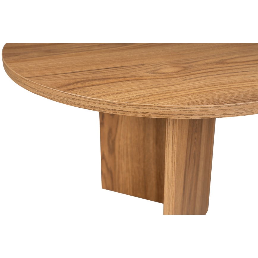 Kafijas galdiņš OVAL 60x120 cm brūna
