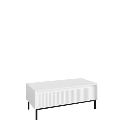 Kafijas galdiņš OZMI 40x100 cm balts