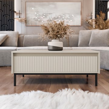 Kafijas galdiņš OZMI 40x100 cm kašmīra toņa