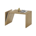 Kafijas galdiņš PRISM — vertikāli/horizontāli regulējams, 60x40 cm, ozols