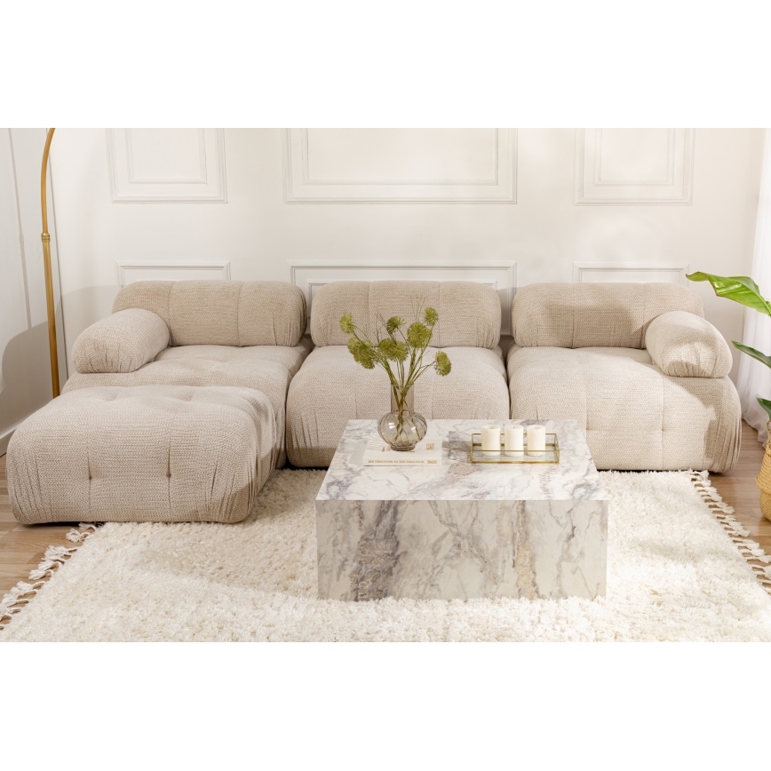 Kafijas galdiņš PRIZMA 35x90 cm marmora dekors