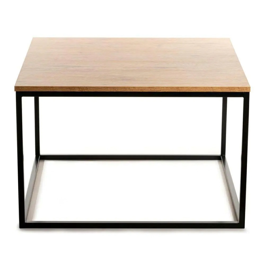 Kafijas galdiņš QUAD 50x80 cm melns/brūns