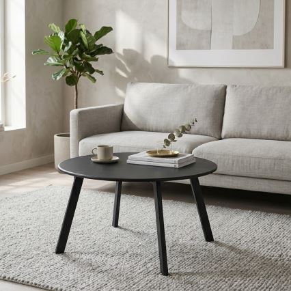 Kafijas galdiņš REVE 40x70 cm melns