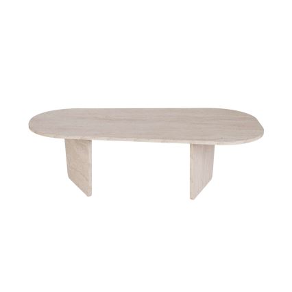 Kafijas galdiņš ROND 130x65 cm bēšs